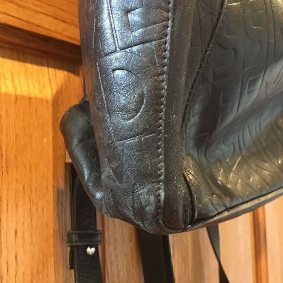 Fendissime Black leather backpack main image 5
